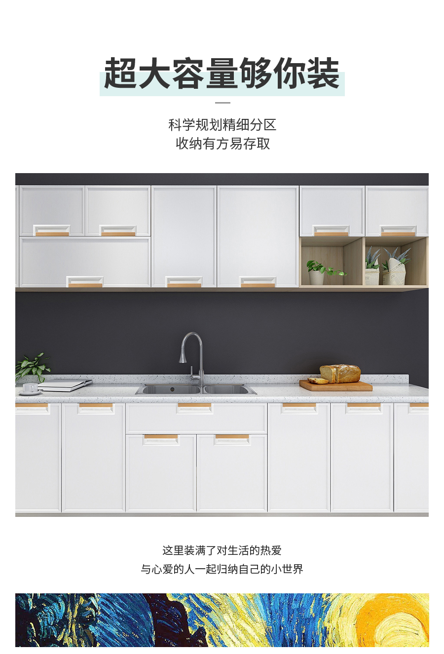 星空梵高定制櫥柜 哈萊格調(diào)·X-1櫥柜