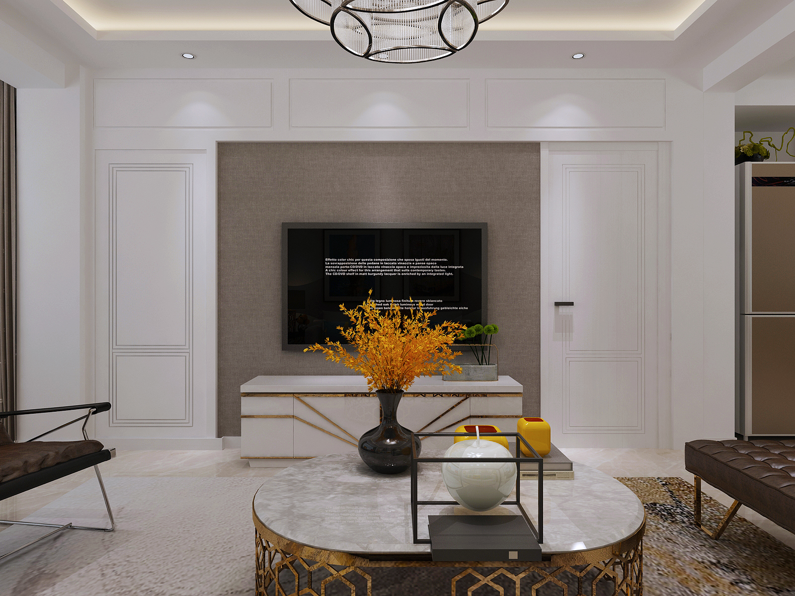 現(xiàn)代風(fēng)格裝修案例賞析-遼陽(yáng)家裝案例