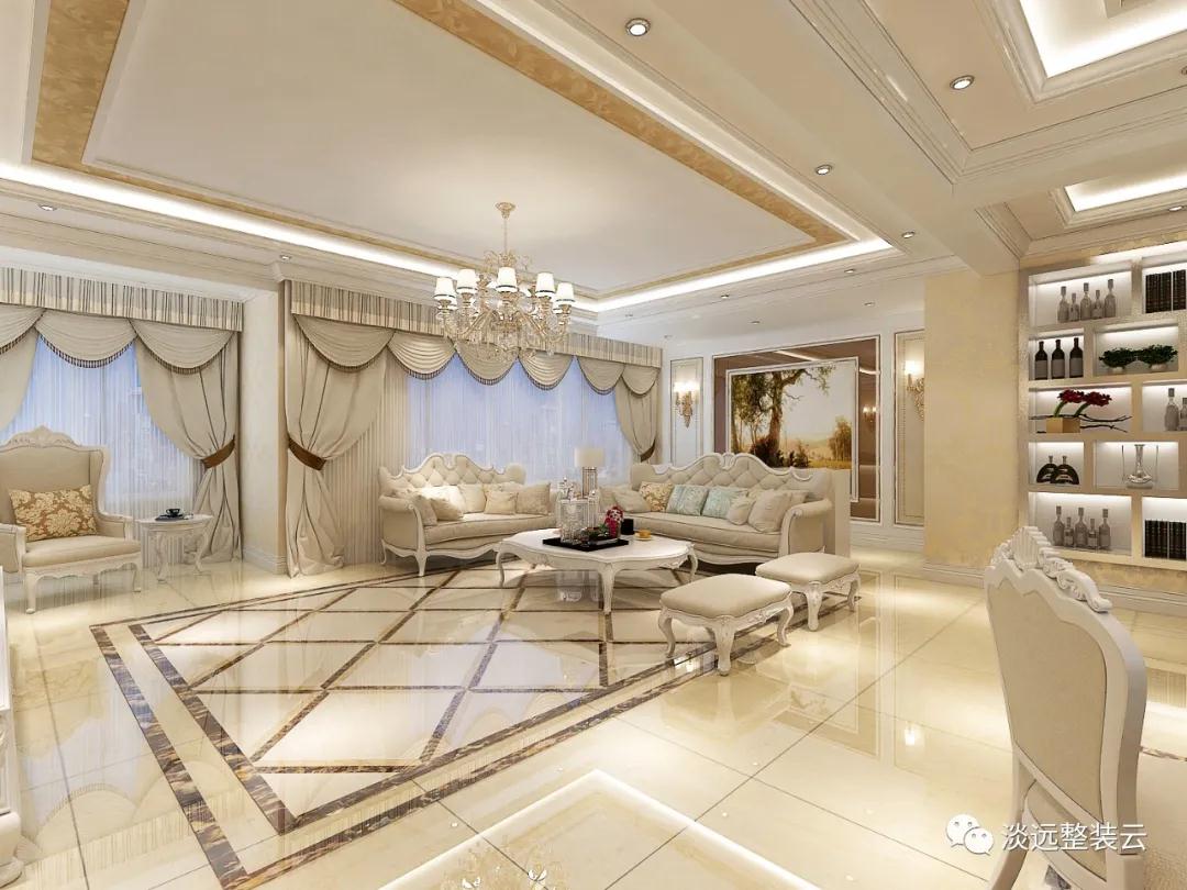 遼陽(yáng)92平米的簡(jiǎn)歐裝修風(fēng)格案例賞析