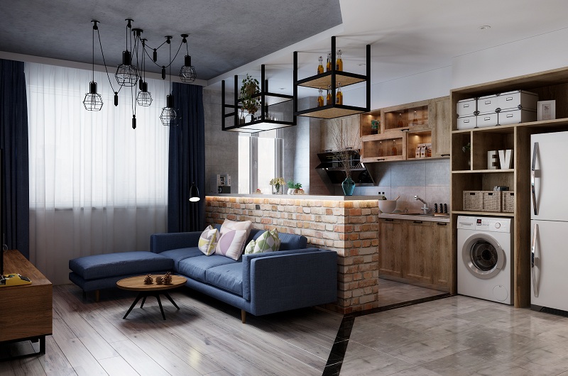 遼陽(yáng)家裝工業(yè)風(fēng)裝修案例賞析