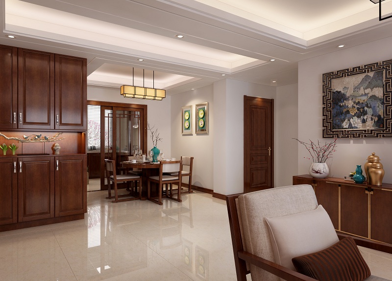 遼陽(yáng)中式現(xiàn)代風(fēng)裝修效果